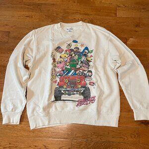 EUC Brandy Melville Chill Since '93" Crewneck Erica Sweatershirt Cartoon